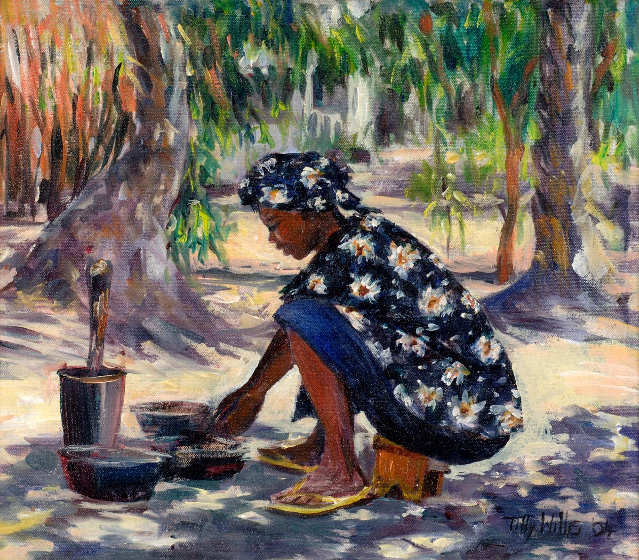 Woman Cooking, 2004 by Tilly Willis
