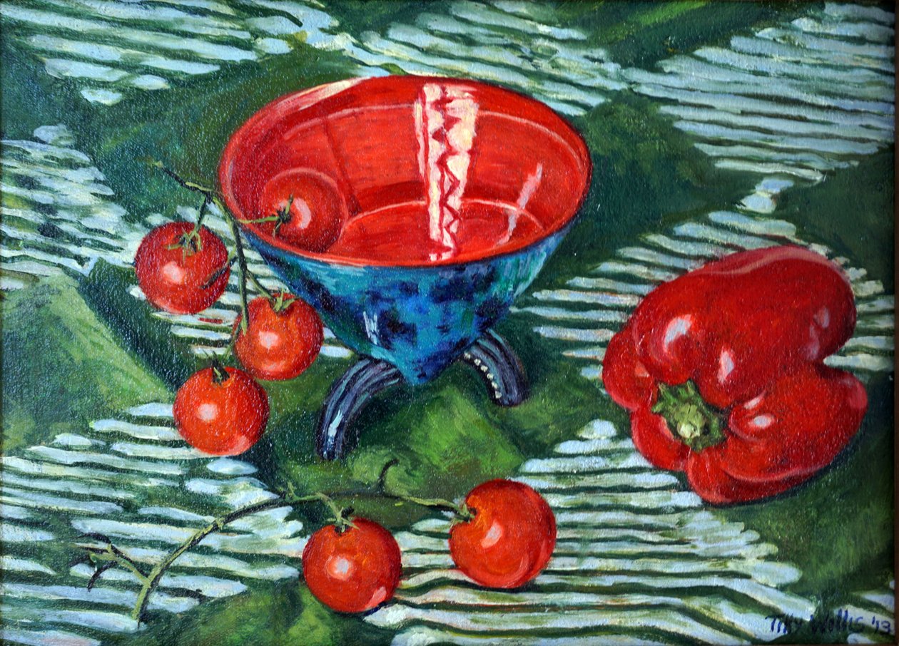 Tomatoes and Pepper by Tilly Willis
