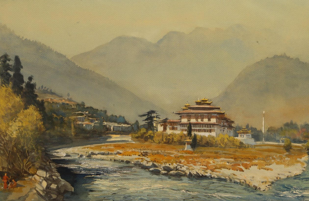 Punakha Dzong by Tim Scott Bolton