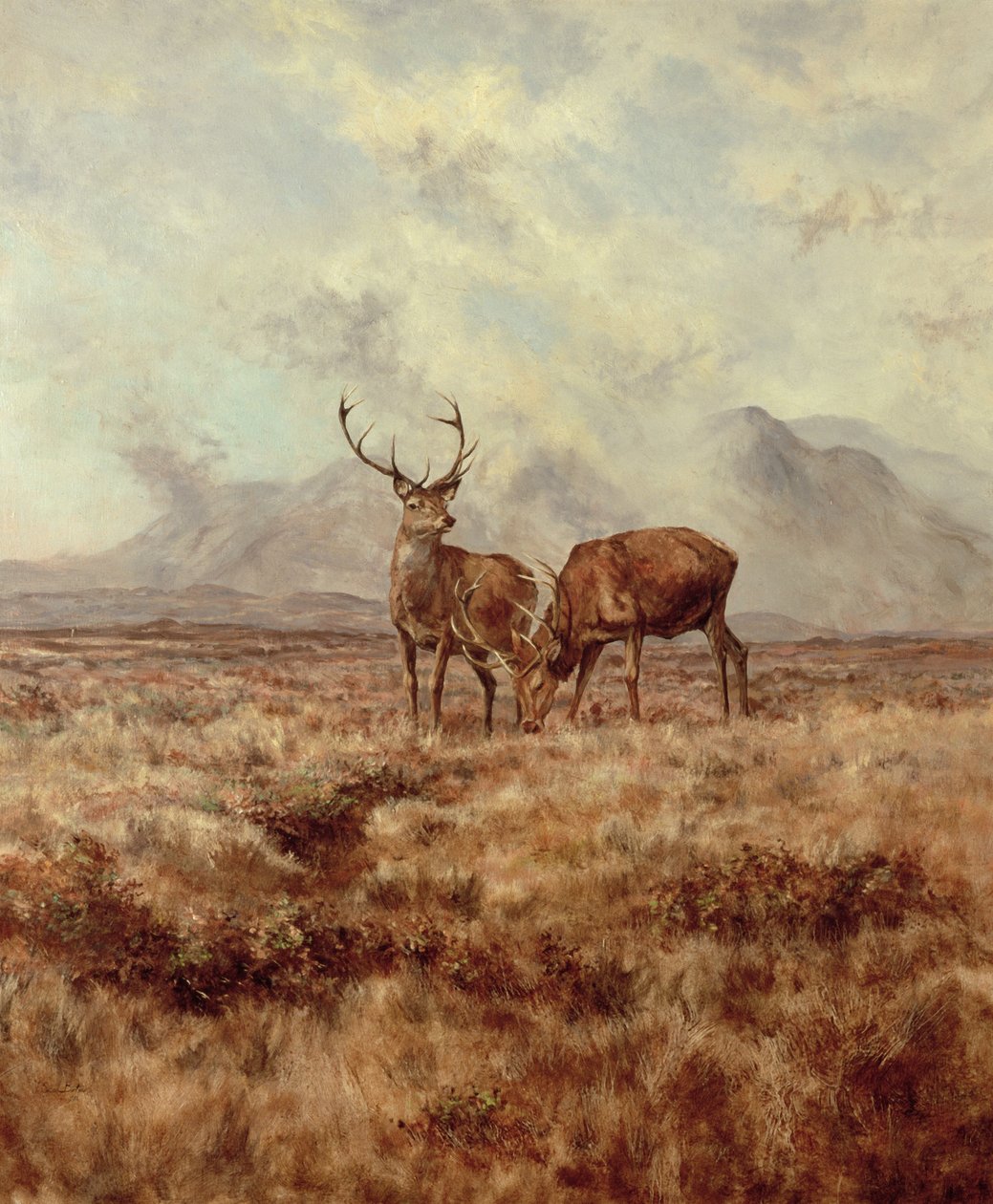 Red Stags, Ben Buie, 1982 by Tim Scott Bolton