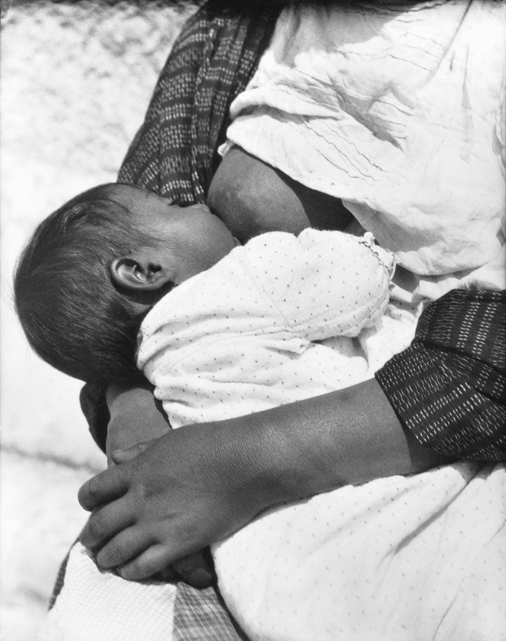 Baby Nursing (Conchita with her Mother Luz Jimenez) by Tina Modotti