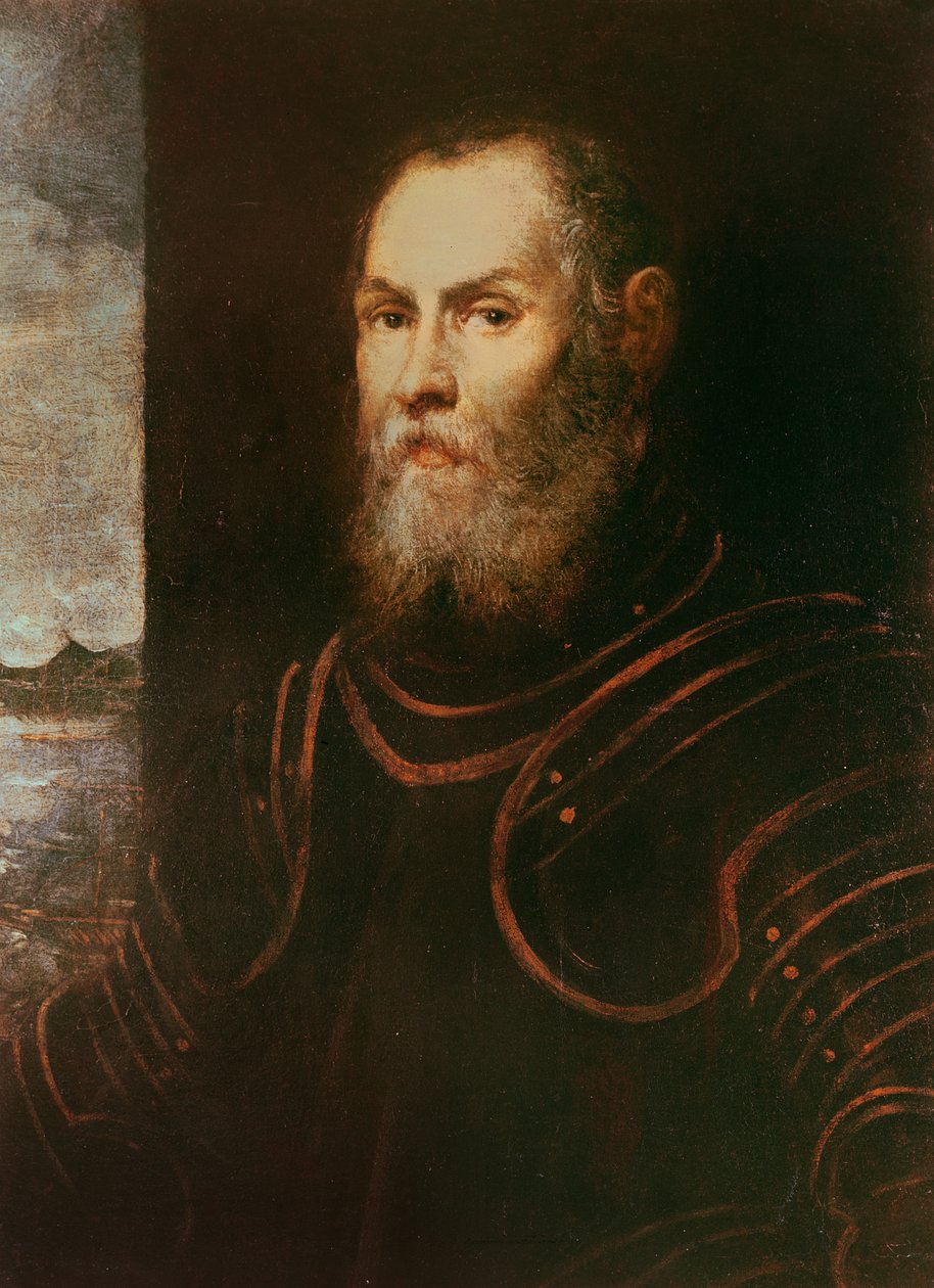 Portrait of an Admiral by Tintoretto