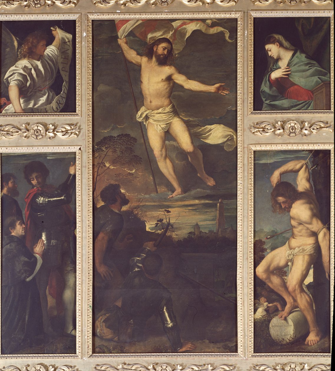 The Averoldi Polyptych by Titian (c.1488 1576)