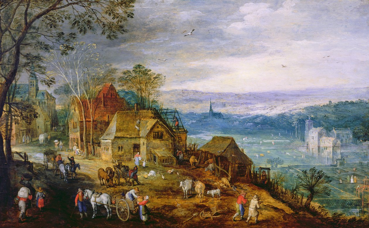 Landscape Scene by Tobias Verhaecht