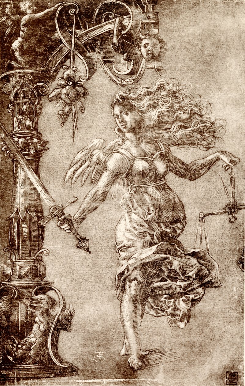 Justitia by Tobias Stimmer