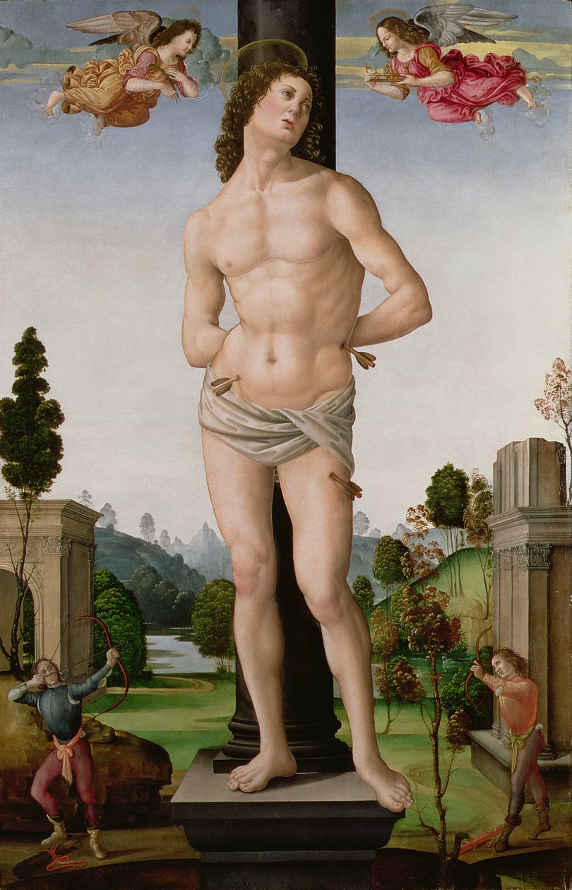 Martyrdom of St. Sebastian by Tommaso di Piero