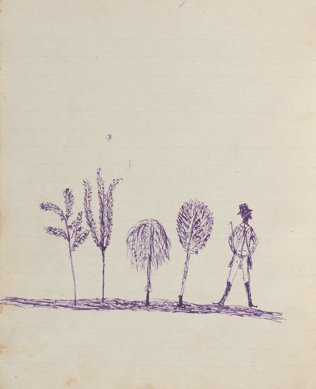 Squatter and Trees by Tommy McRae