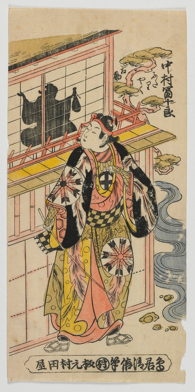 The Actor Nakamura Tomijuro I Performing a Double Role, Edo period by Torii Kiyomasu II