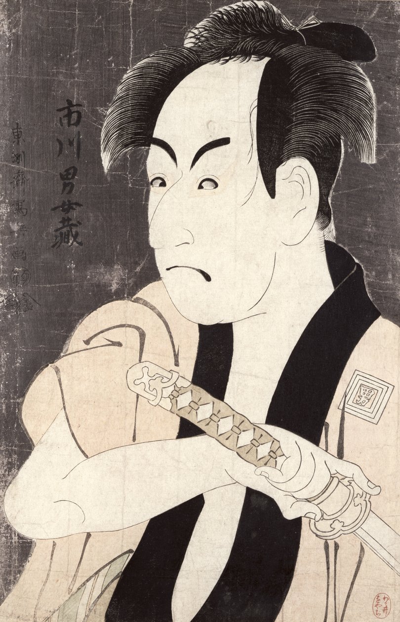 The Actor Ichikawa Omezu in the Role of the Servant Yakko Ippei by Toshusai Sharaku