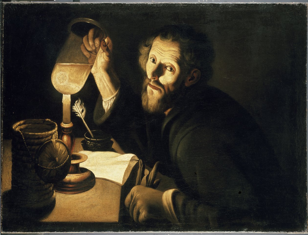 A Physician with a Urine Sample by Trophime Bigot