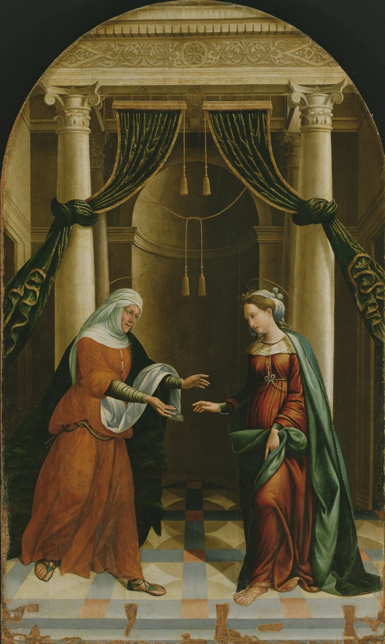 The Visitation by Tuscan School