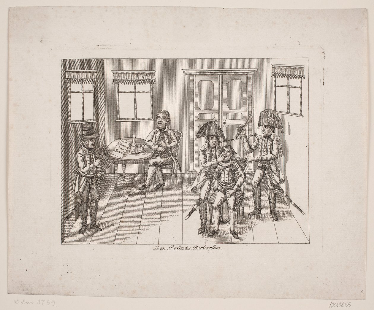 The Political Barber Shop by Ubekendt
