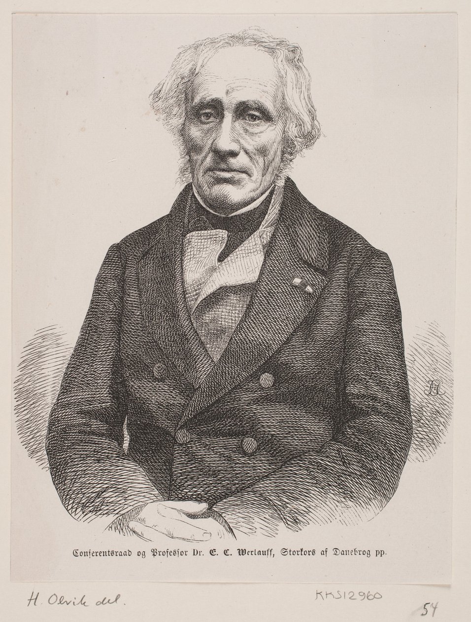 E. C. Werlauff by Ubekendt