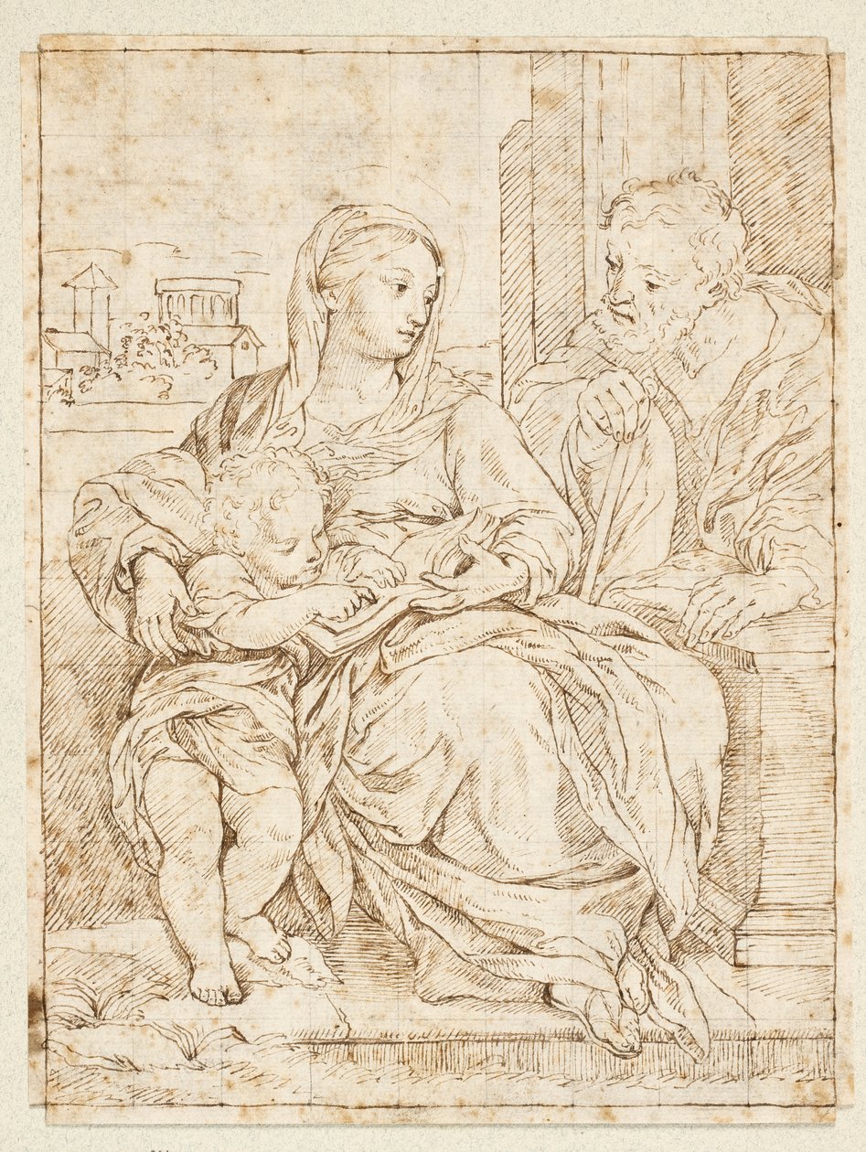 The Holy Family by Ubekendt