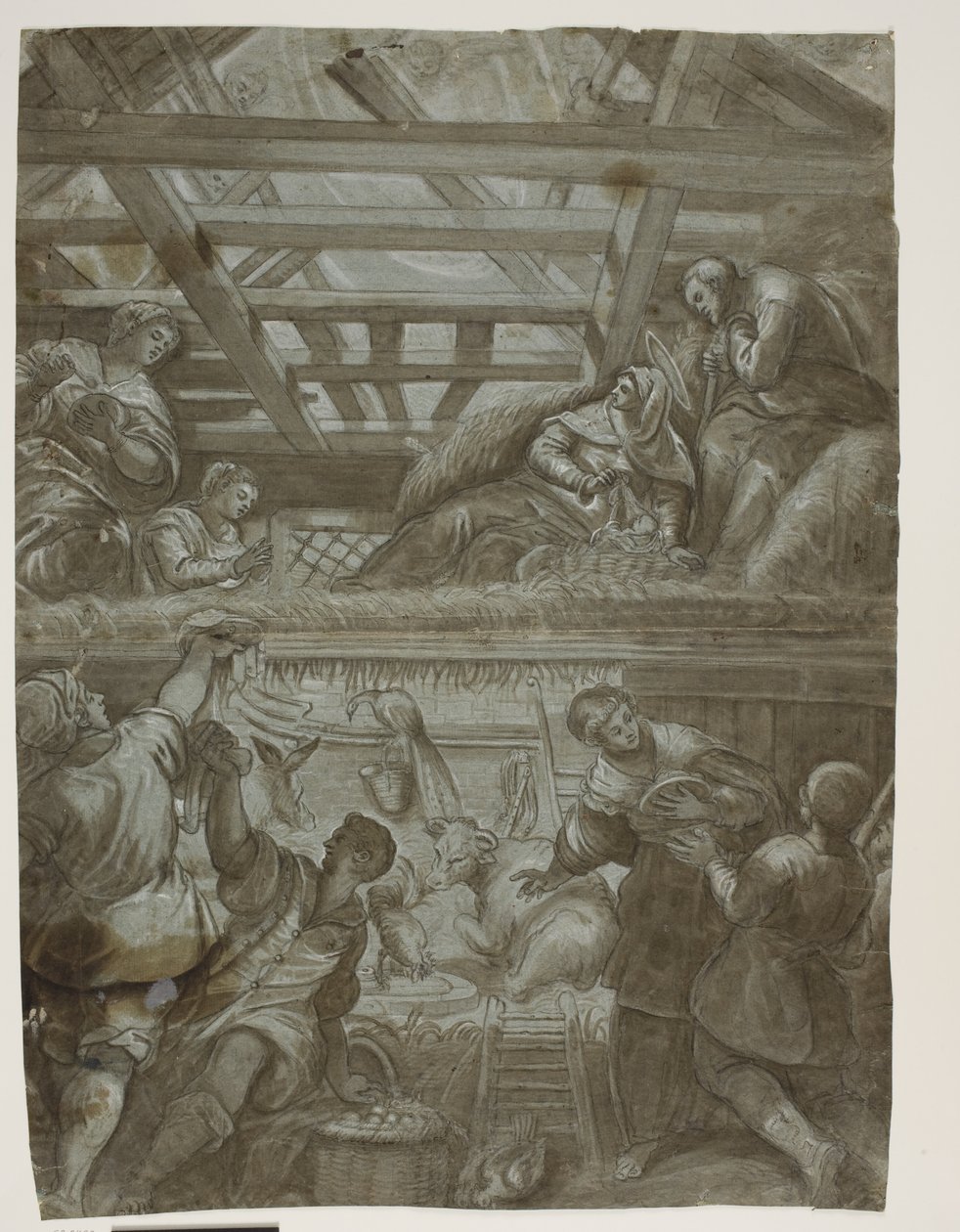 The Adoration of the Shepherds by Ubekendt Ubekendt