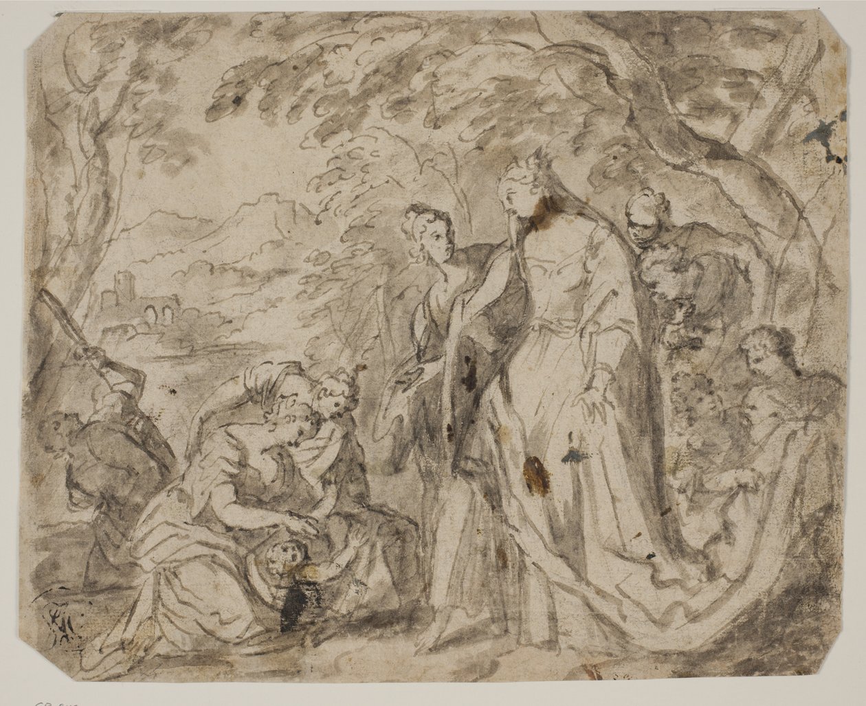 The Finding of Moses by Ubekendt Ubekendt