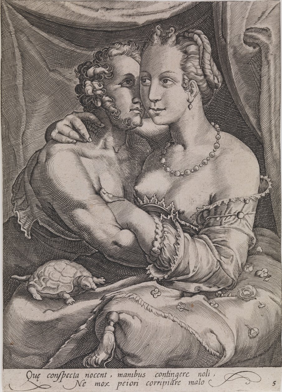 Touch by Ubekendt efter Jan Saenredam efter Hendrick Goltzius