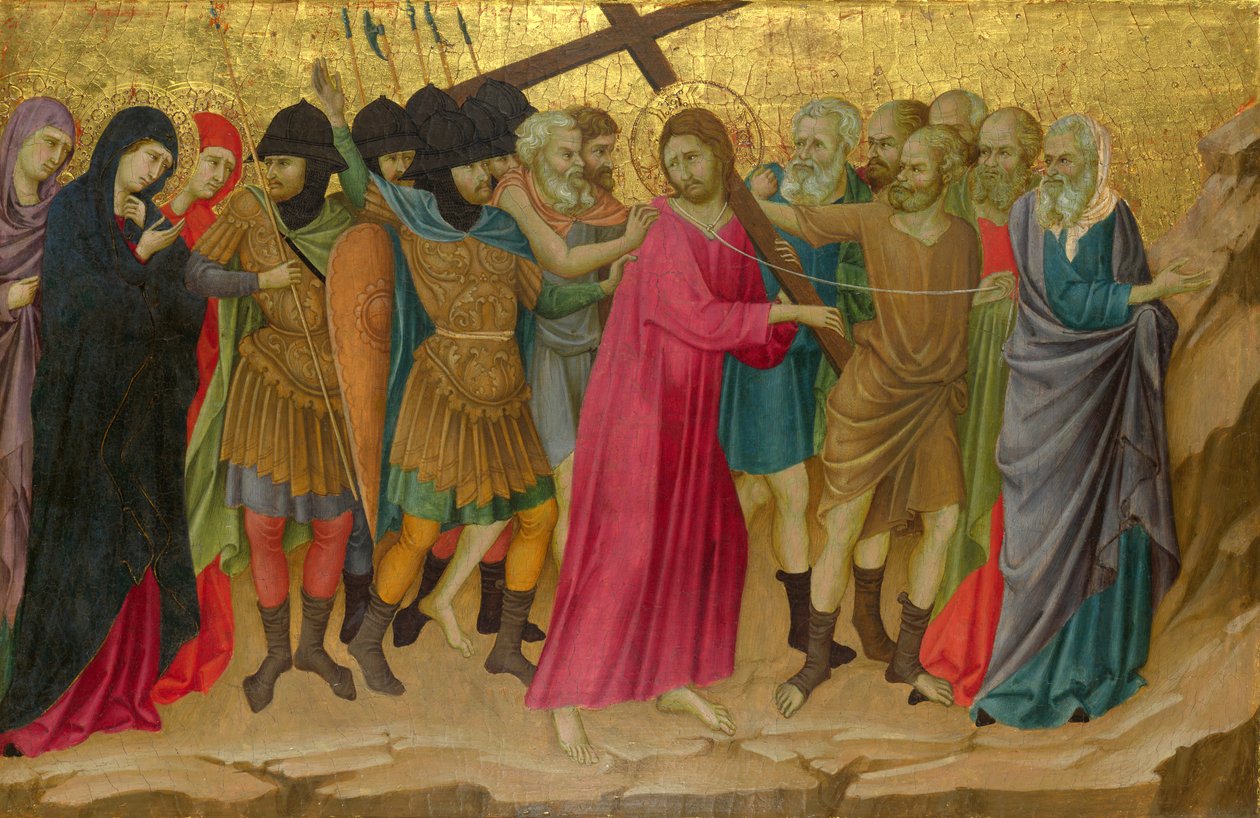 Way to Calvary by Ugolino di Nerio