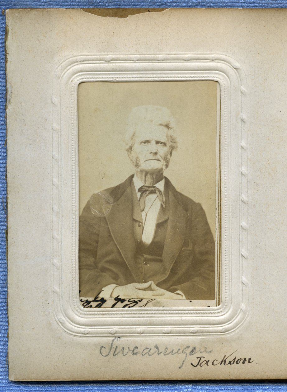 Half-Length Portrait of a Seated Man in a Suit Facing Forward by Unbekannt Unbekannt