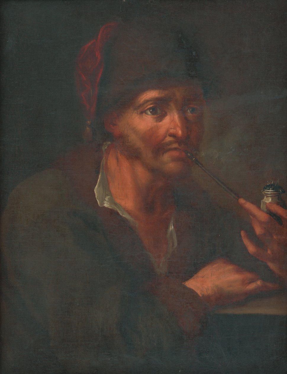 Man with a Pipe by Unbekannt Unbekannt