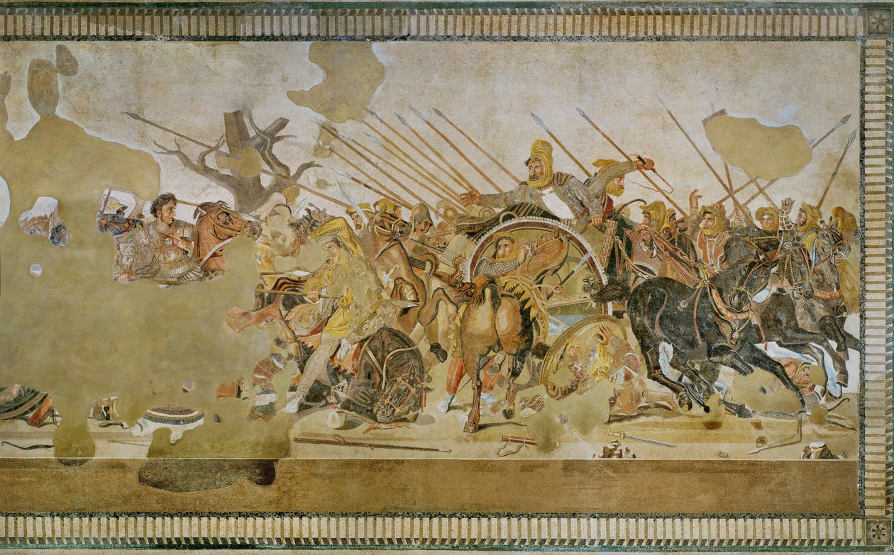 So-called Alexander Mosaic by Unbekannt Unbekannt