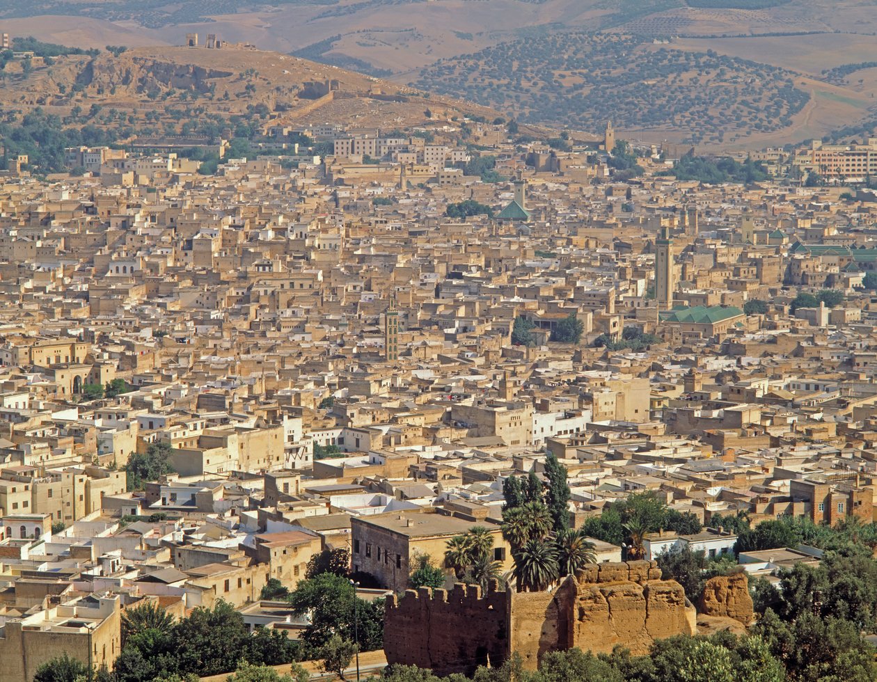 Aerial view of the city by Unbekannt Unbekannt