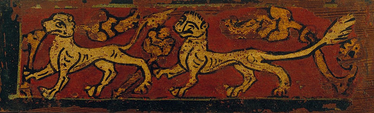 Ceiling Panel with Fantastic Animals by Unbekannt Unbekannt