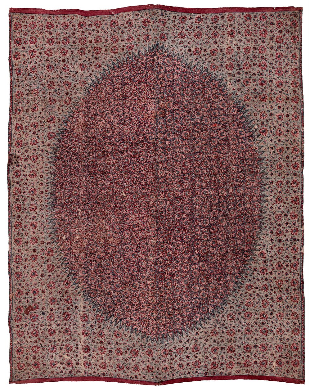 Ceremonial Cloth and Sacred Heirloom with Floral Chintz Design by Unbekannt Unbekannt