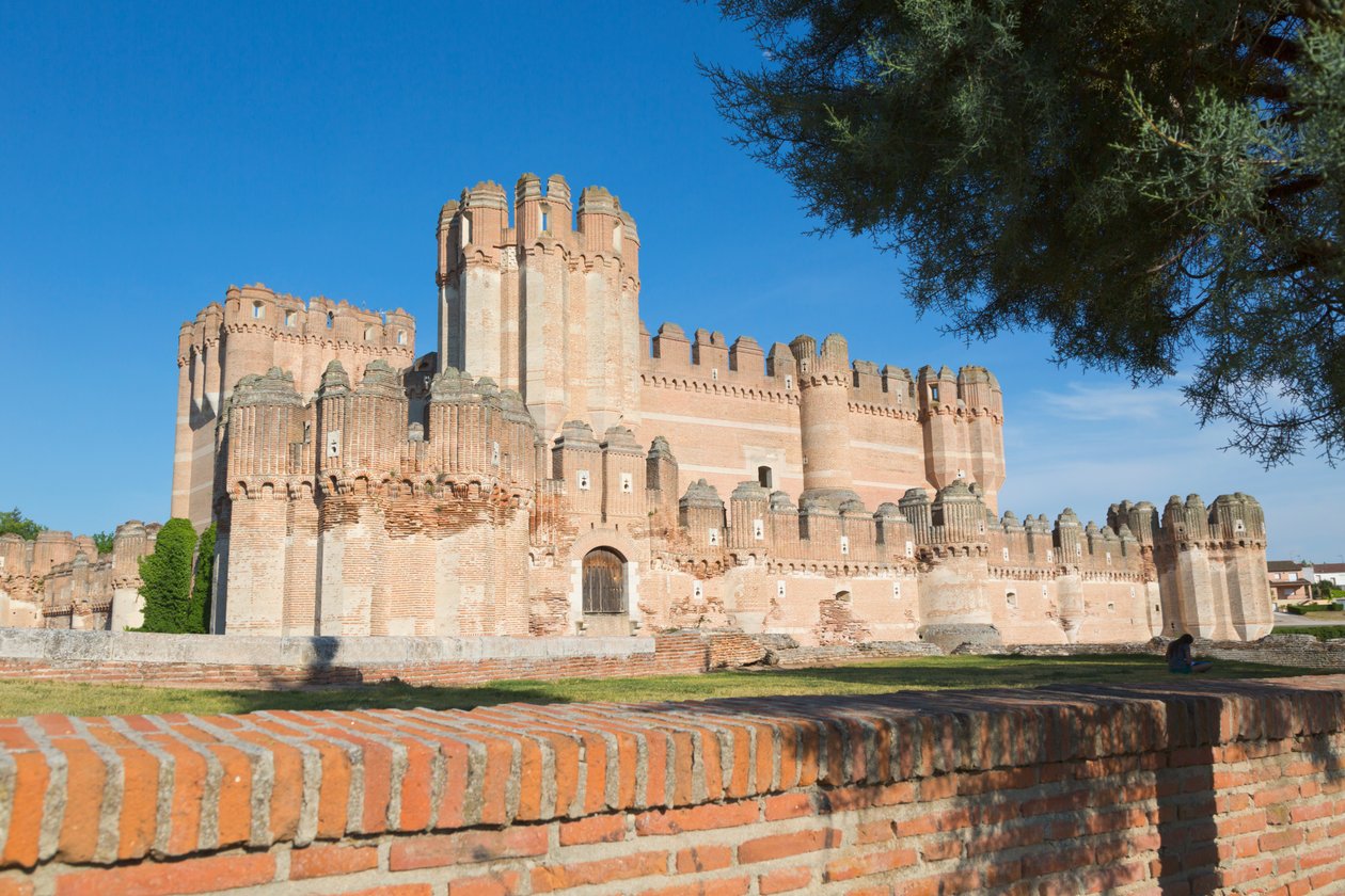 Coca, Segovia Province, Spain. Coca Castle. Important example of Mudéjar military architecture. by Unbekannt Unbekannt