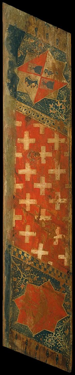 Coffered Ceiling Panel with Coats of Arms of the Cardona and Cruïlles Families by Unbekannt Unbekannt