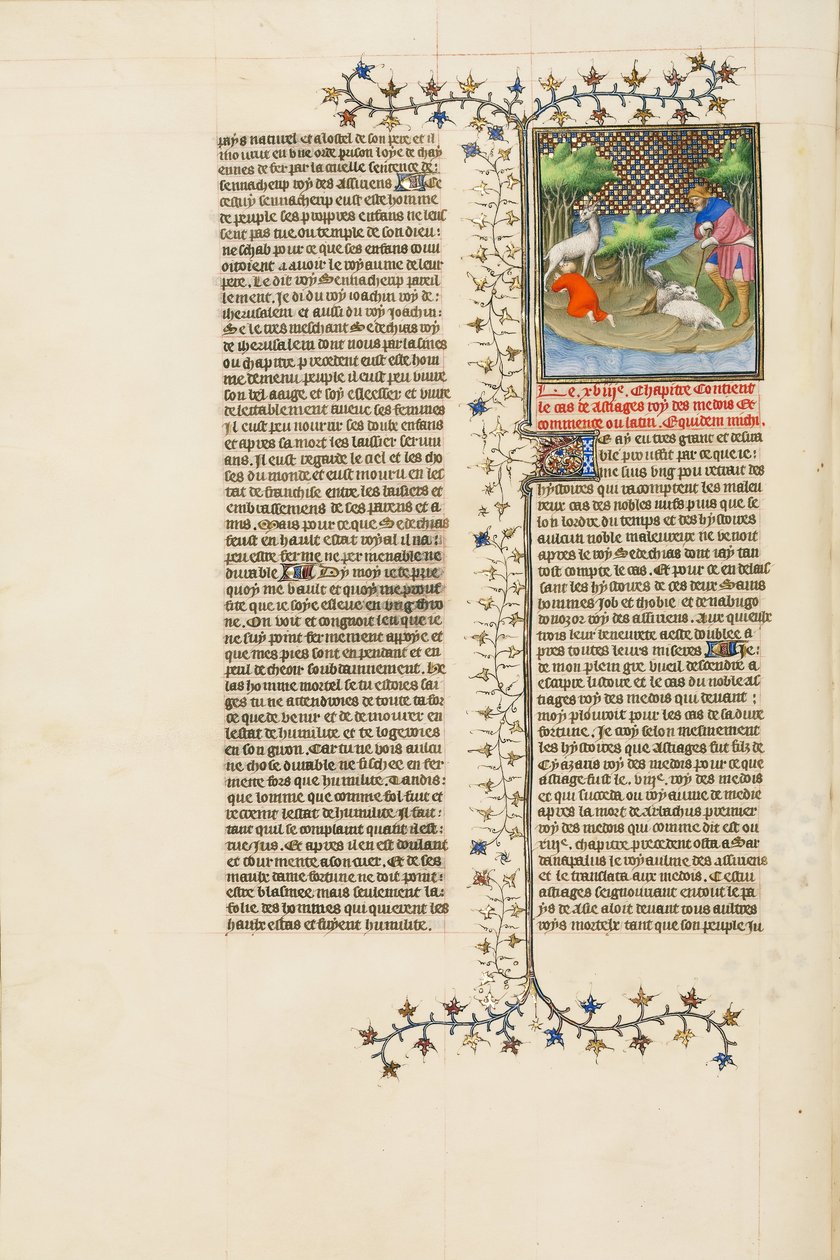 Cyrus, the Grandson of Astyages, King of the Medes, Given Suck by a Wild Animal by Unbekannt Unbekannt