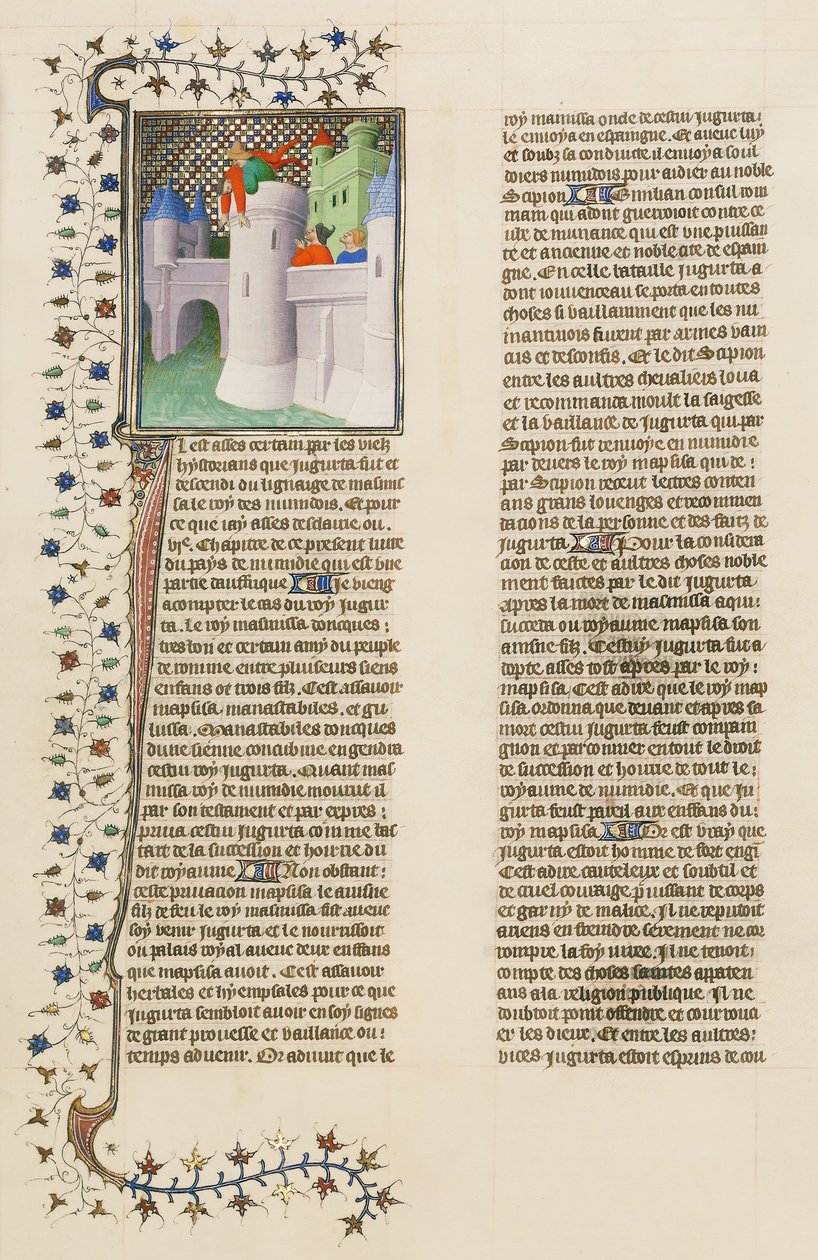 Jugurtha, King of Numidia, Thrown from His Roman Prison into the Tiber by Unbekannt Unbekannt