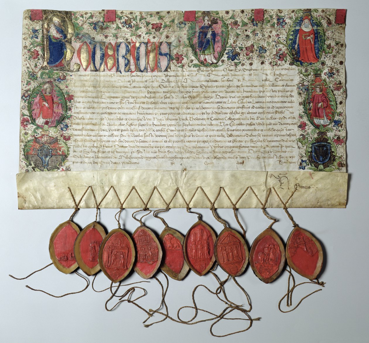 Letter of Indulgence to the Church of St. Nicolas, 22nd June 1484 by Unbekannt Unbekannt