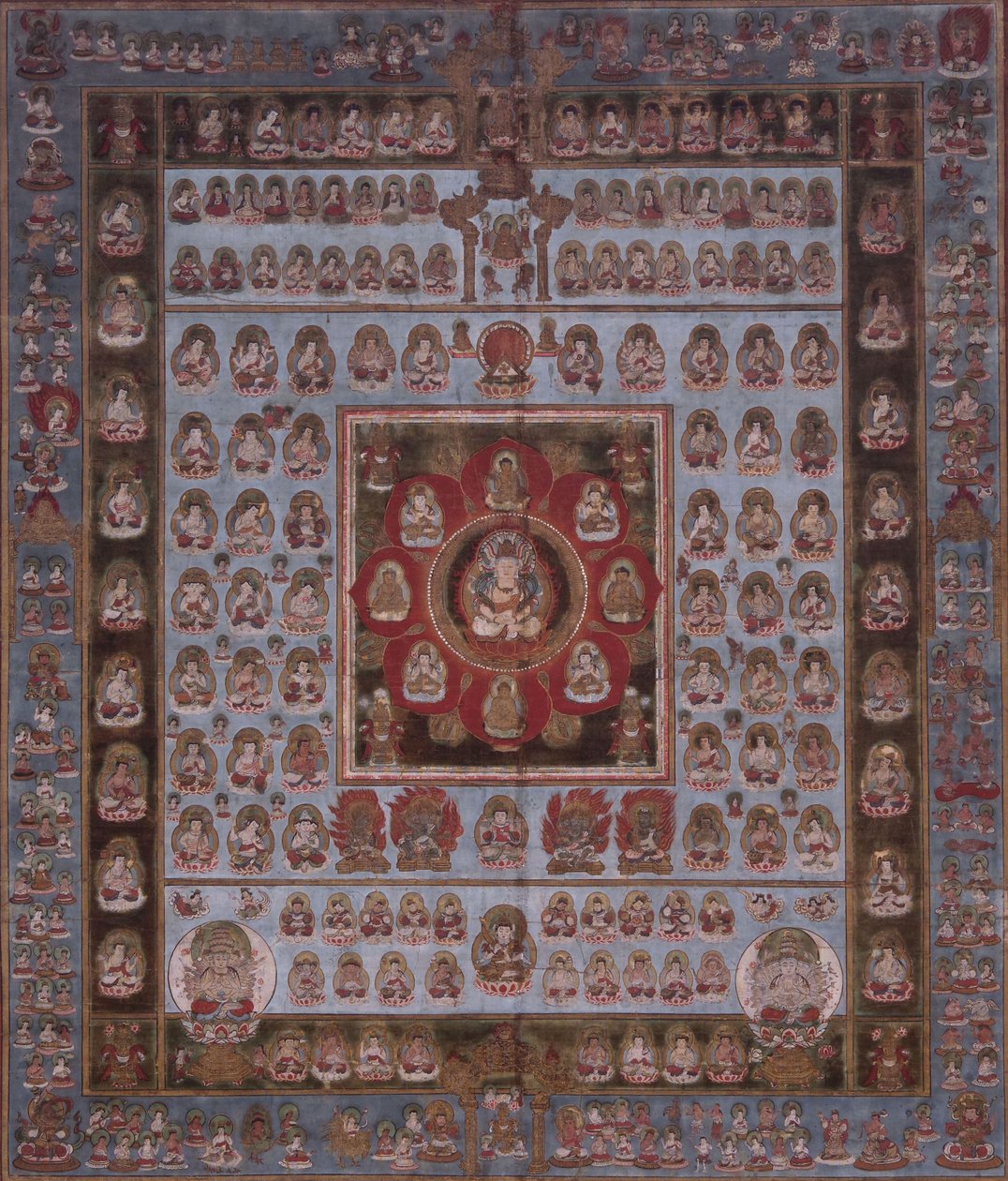 Mandala of the Two Realms (Kongokai), Senkoji, Tonami, Toyama, Japan by Unbekannt Unbekannt