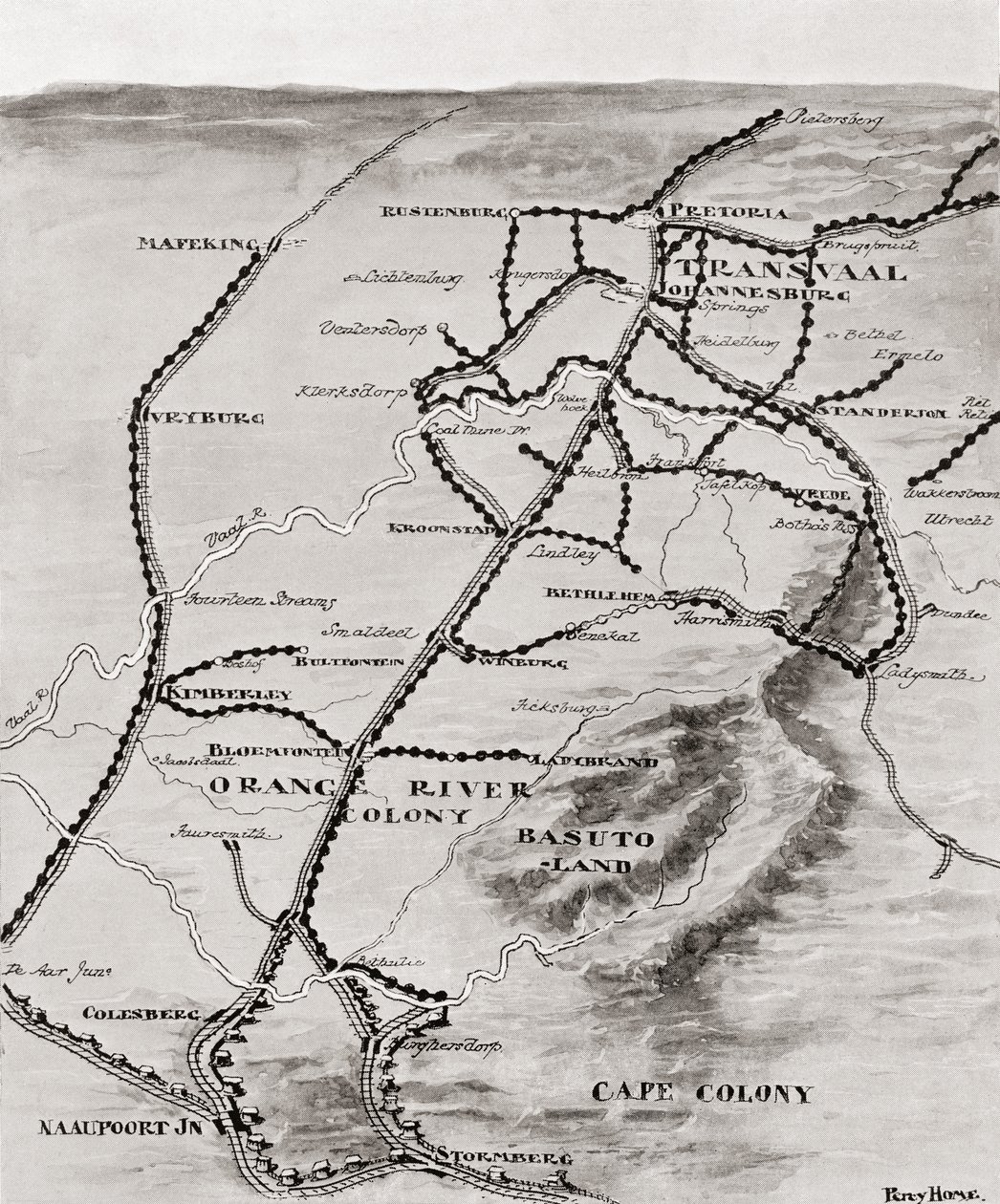 Map of Lord Kitchener