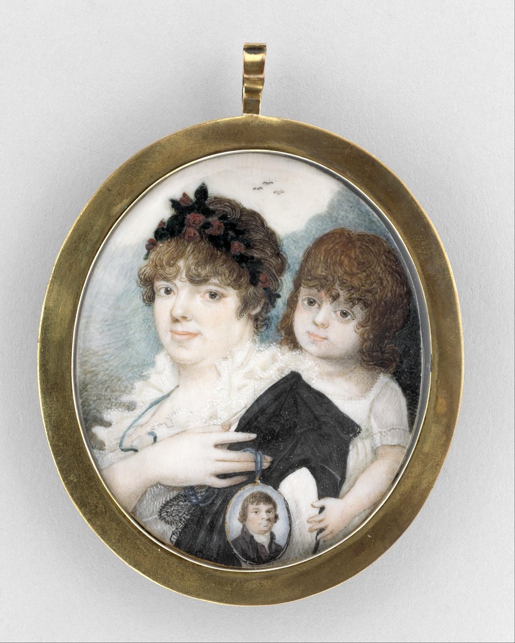 Portrait of a Mother and Child by Unbekannt Unbekannt