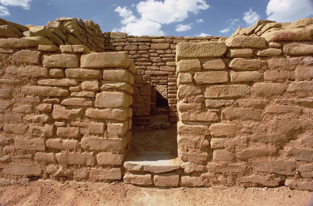 Remains of Pueblo Indian Dwellings by Unbekannt Unbekannt