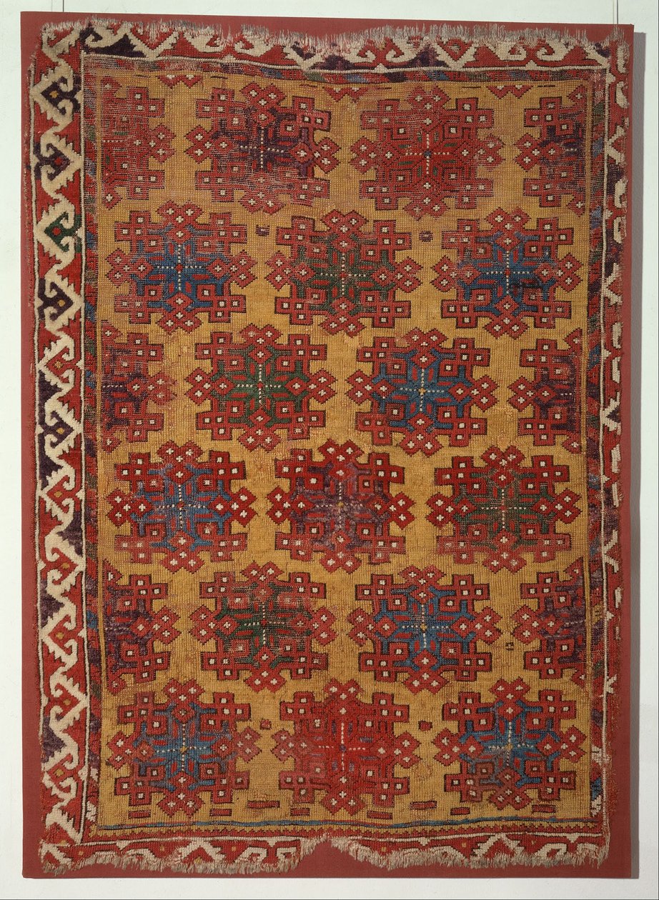 Rug with Interlaced Rosettes by Unbekannt Unbekannt