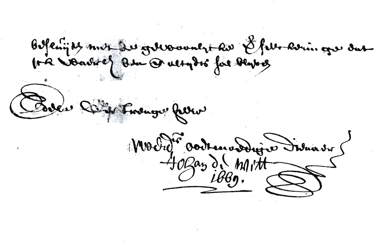 Signature of Johan de Witt by Unbekannt Unbekannt