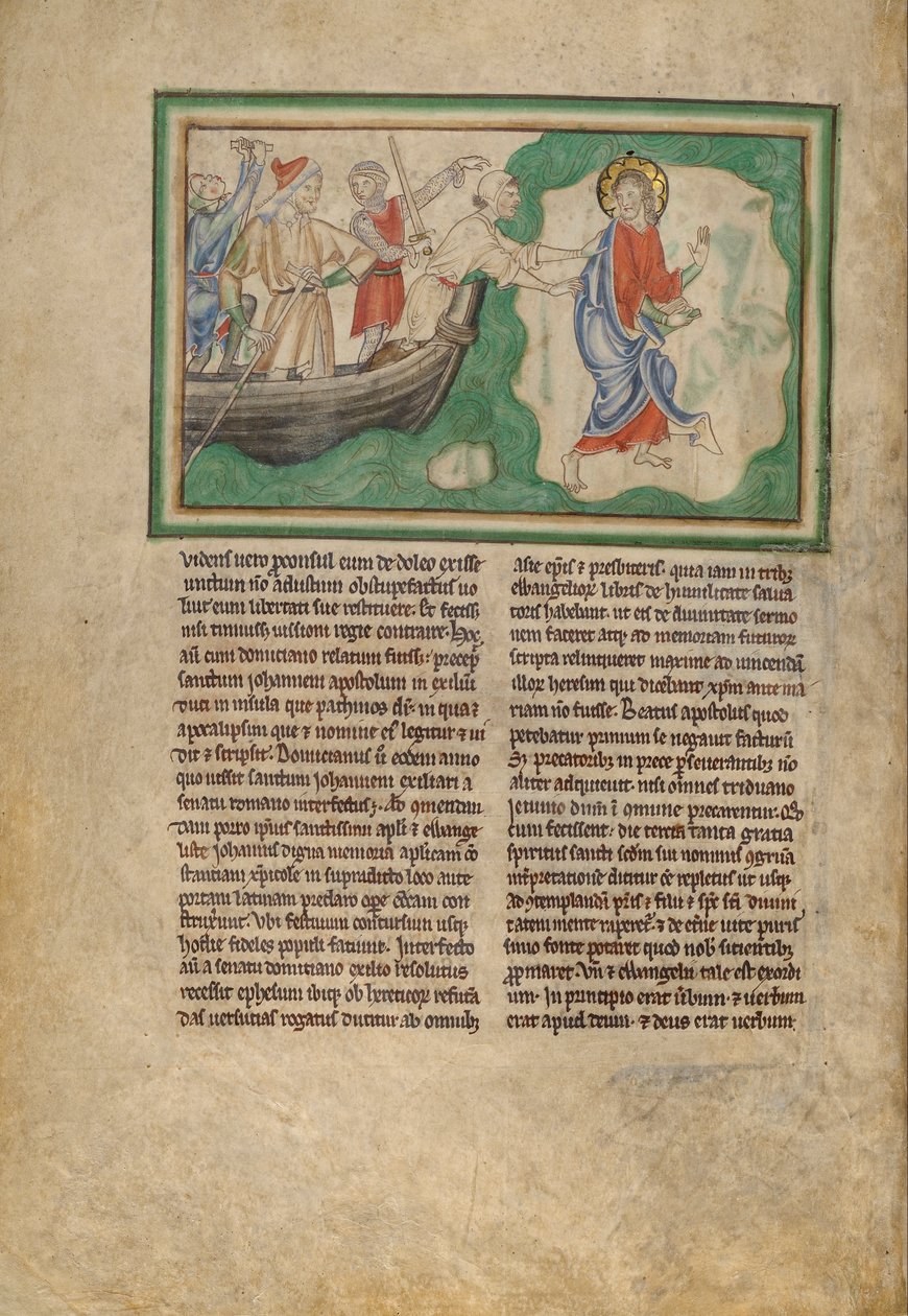 The Arrival of Saint John on Patmos by Unbekannt Unbekannt