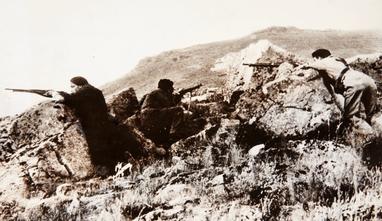 The Republican Army in the Mountains of Navacerrada by Unbekannt Unbekannt