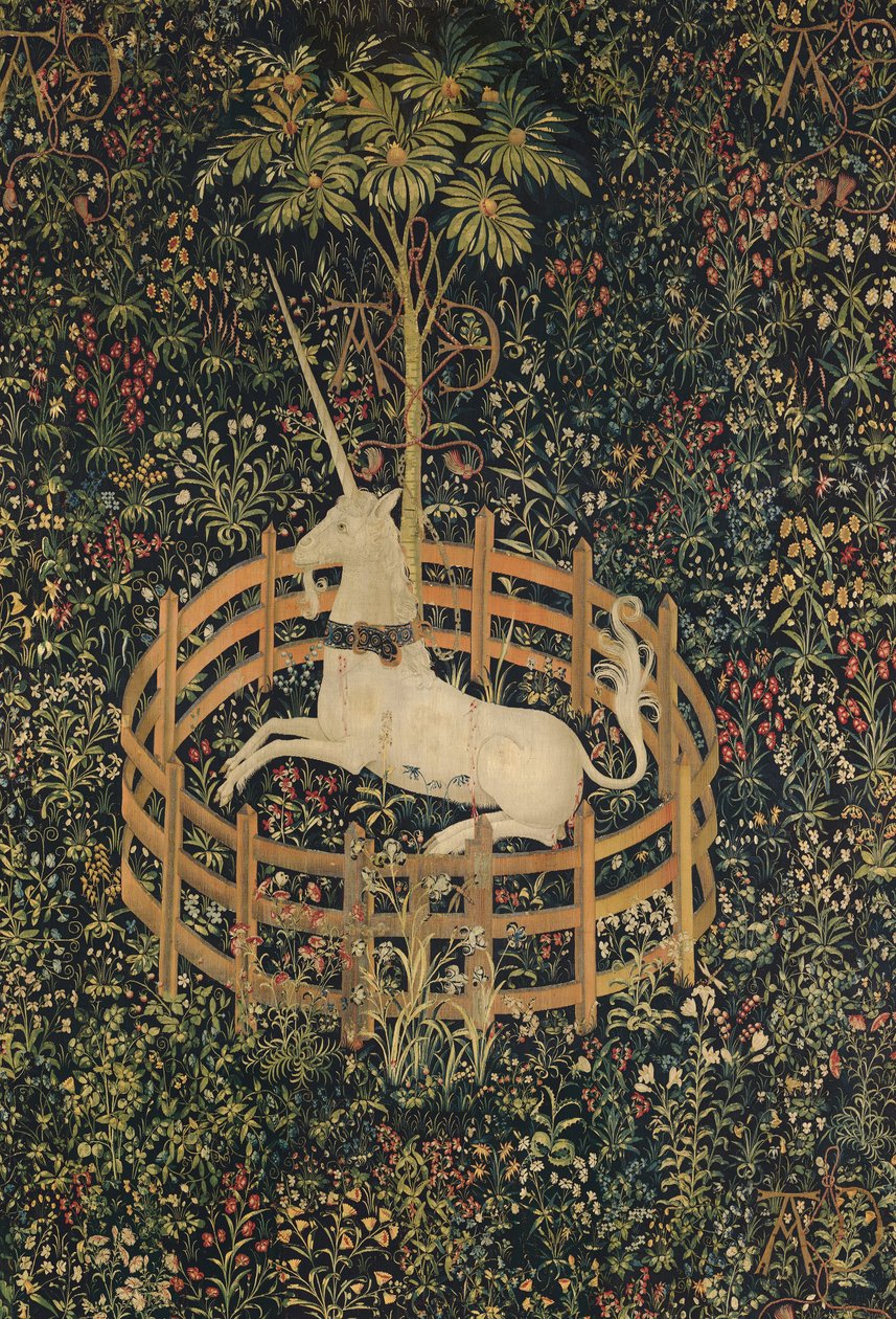 The Unicorn in Captivity by Unbekannt Unbekannt