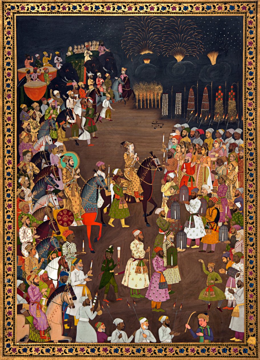 The Marriage Procession of Dara Shikoh by Unbekannt Unbekannt