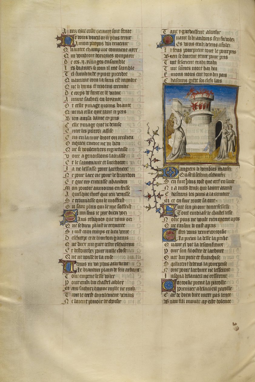 Venus Lights the Tower on Fire while Danger, Fear, and Shame Flee by Unbekannt Unbekannt