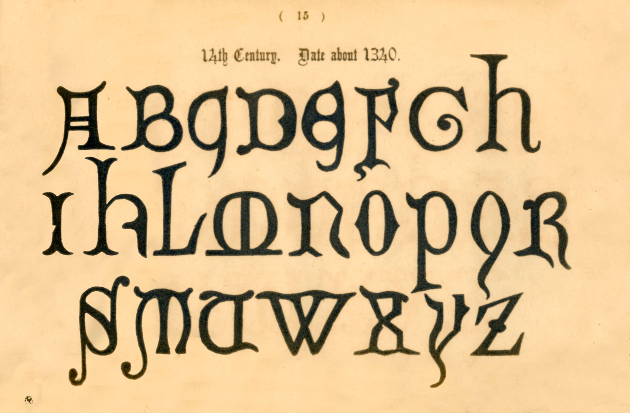 14th Century. Date about 1340 by Unbekannt