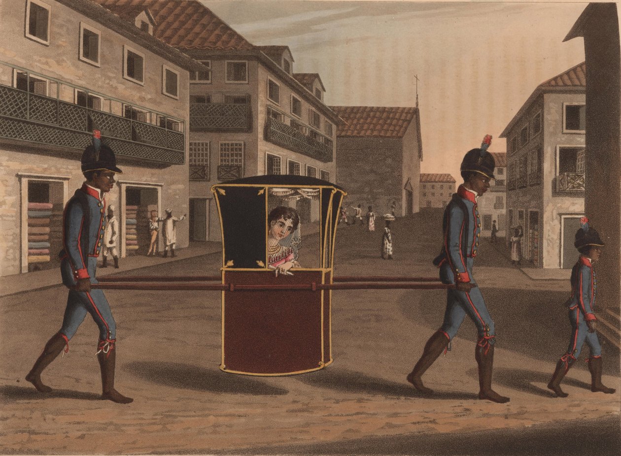 A Lady Going to Visit by Unbekannt