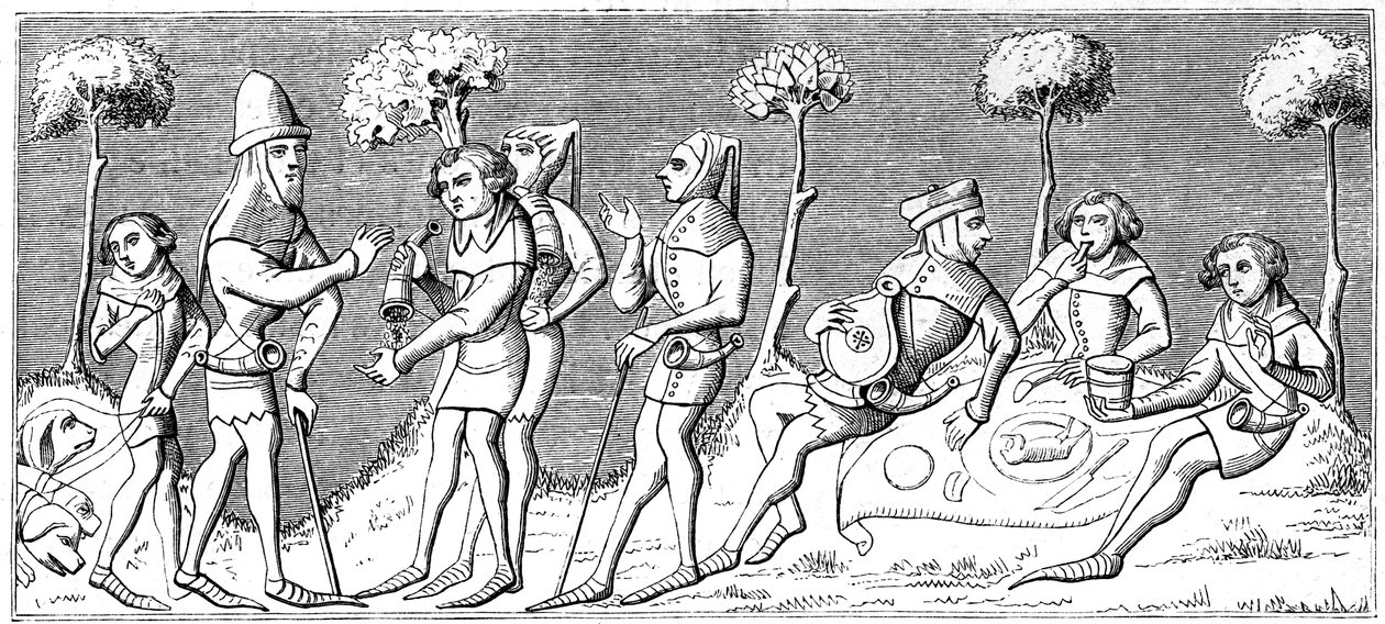 A Hunting Party Assembles by Unbekannt