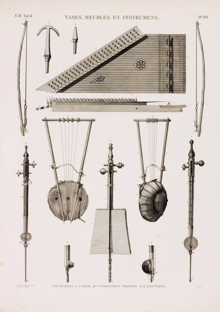 A Series of Illustrations of Musical Instruments by Unbekannt