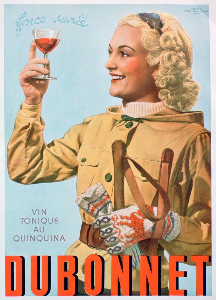 Advert for Dubonnet tonic wine, 1938 by Unbekannt