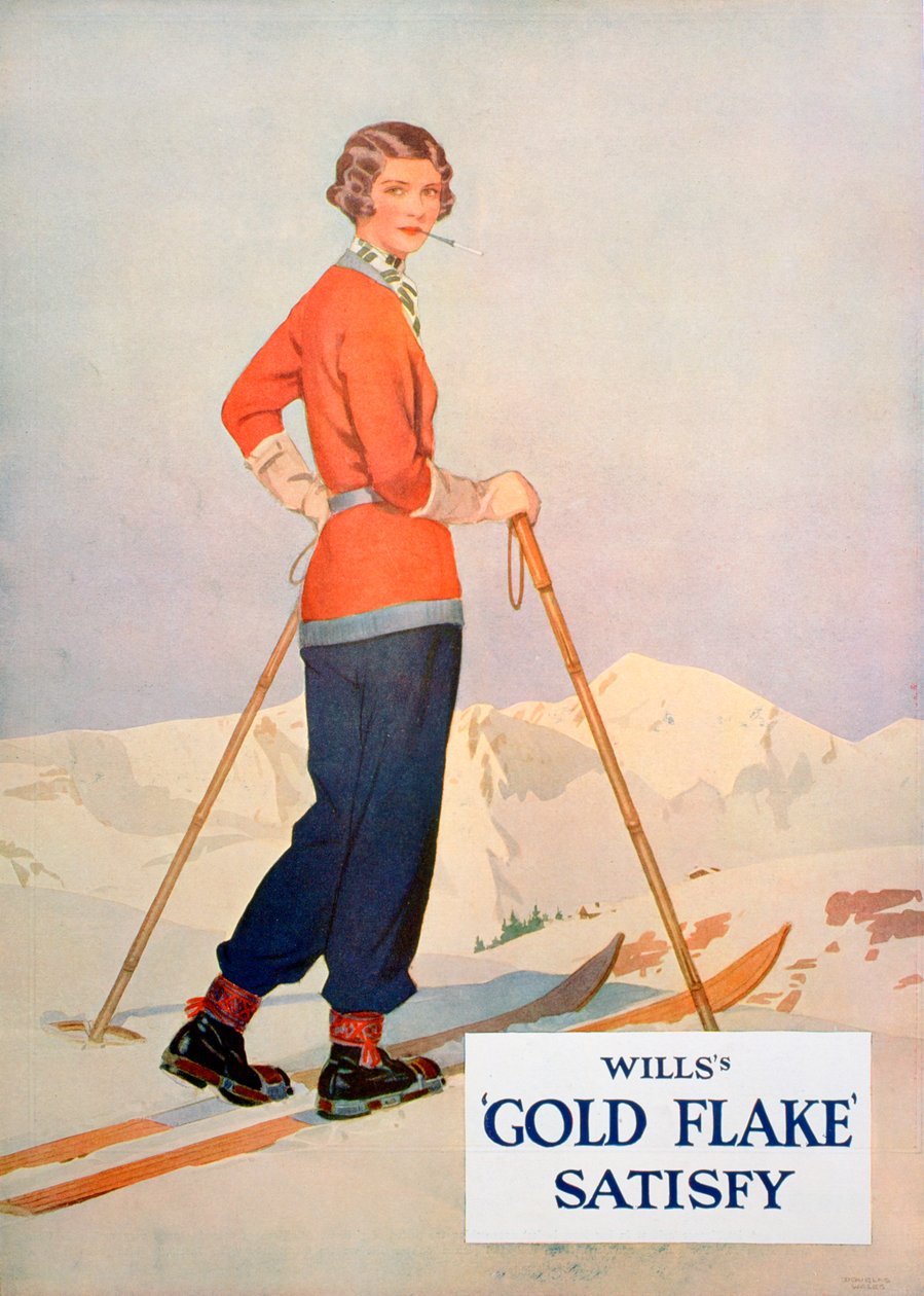 Advert for Wills Gold Flake Cigarettes by Unbekannt